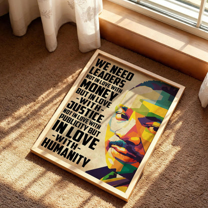We Need Leaders Poster