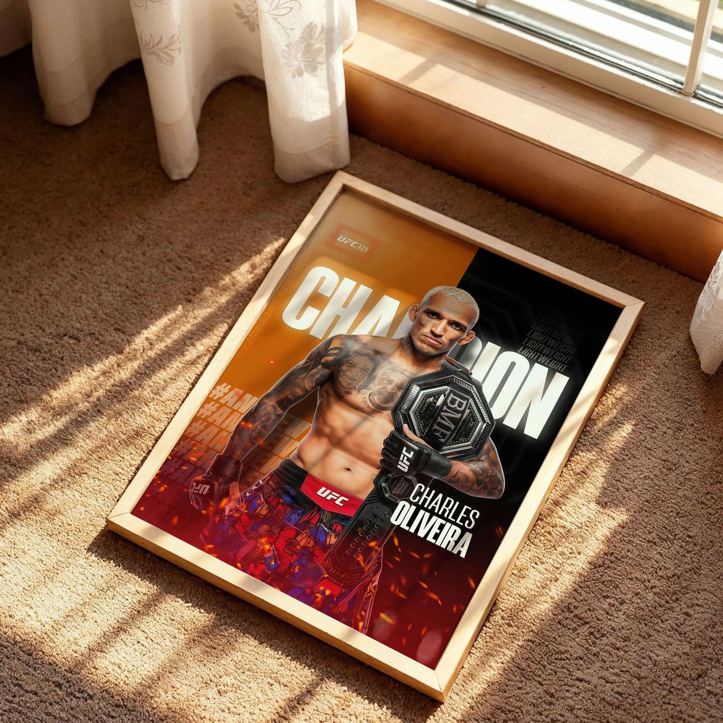 Charles Oliveira UFC Wall Art