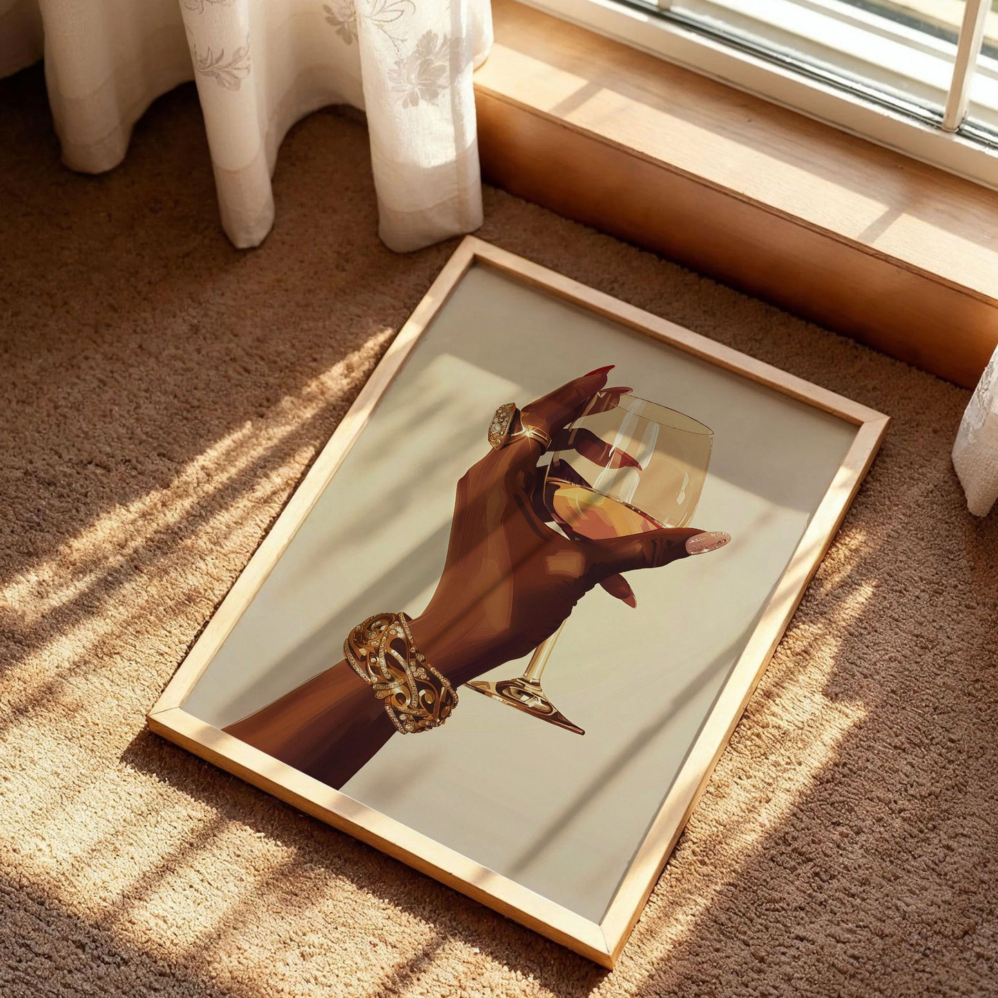 Black woman Trendy Wall Art