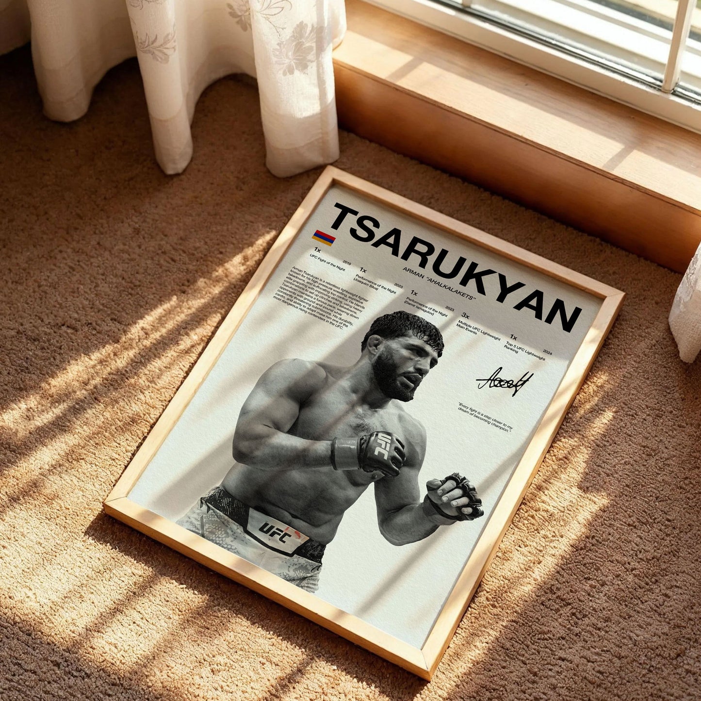 Arman Tsarukyan UFC Poster