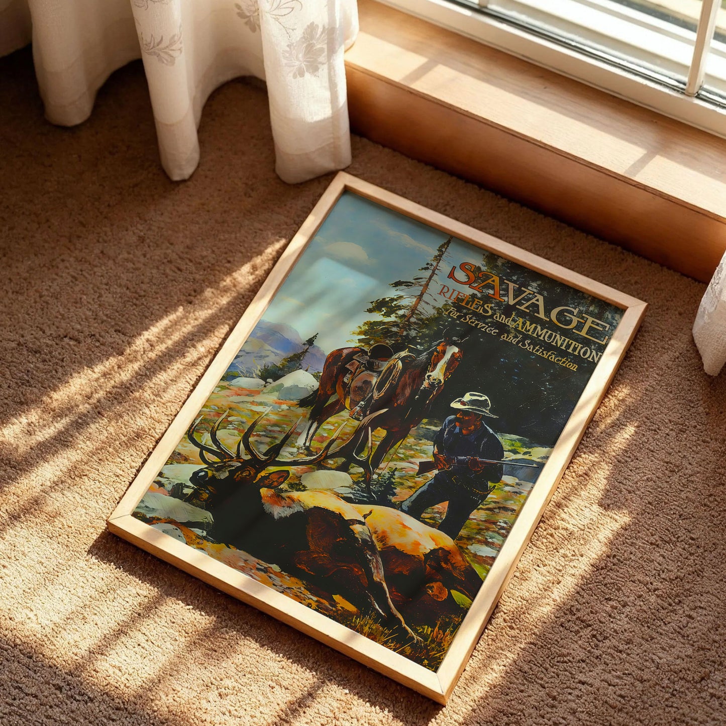 Hunting Wall Art Travel Poster
