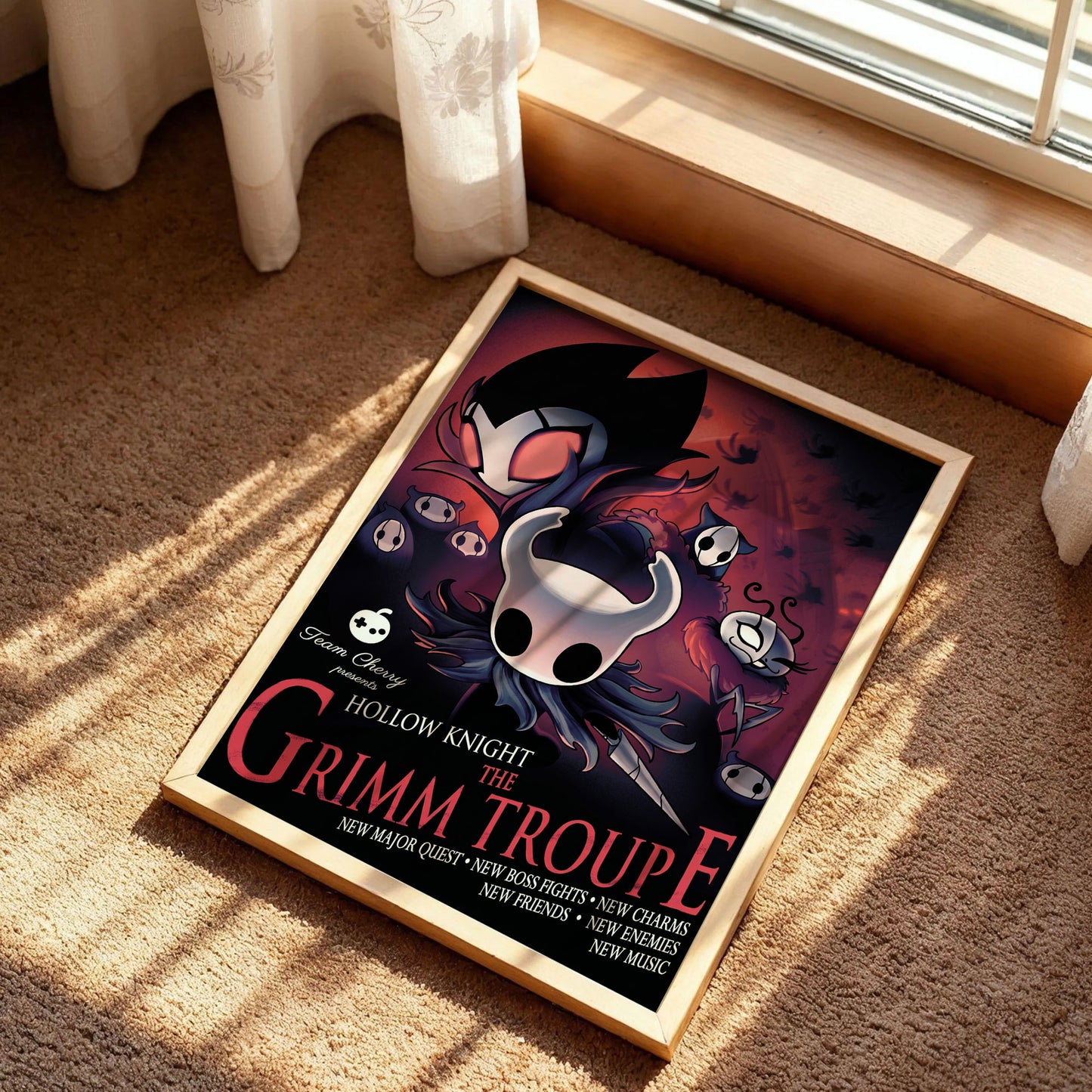 Hollow Knight The Grimm Troupe Poster
