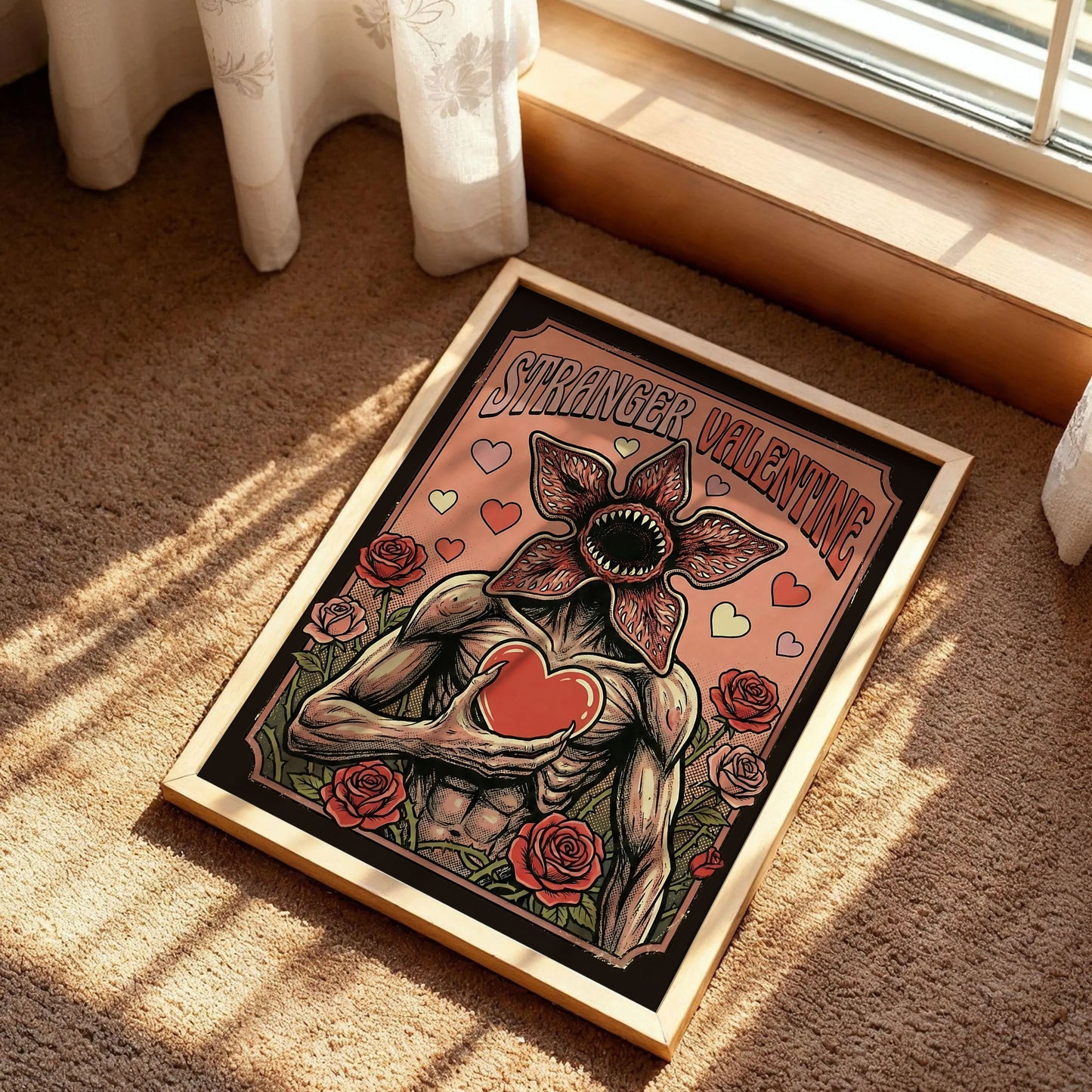 Stranger Things Valentine's Day Poster