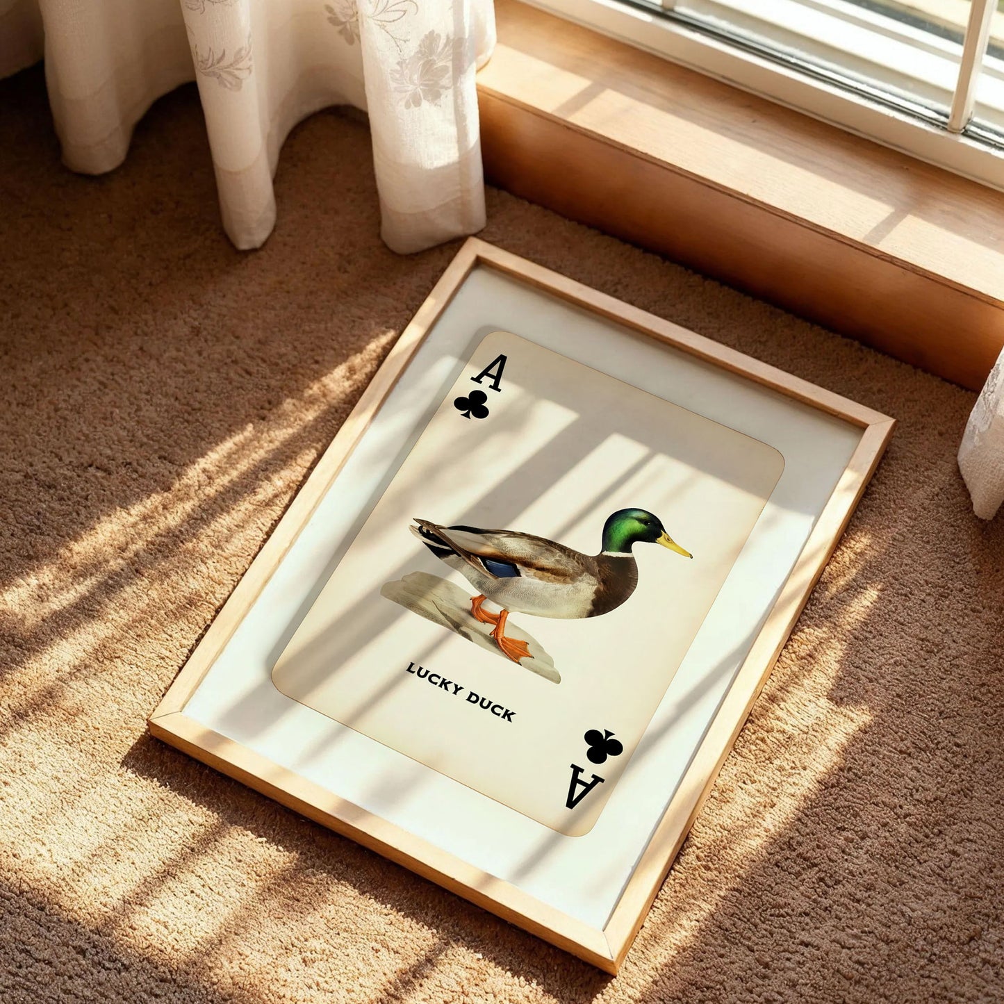 Lucky Duck Card Poster