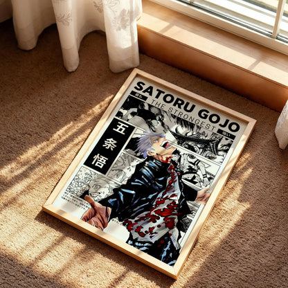 Satoru Gojo Jujutsu Kaisen Print Art