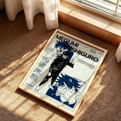Megumi Fushiguro from Jujutsu Kaisen Poster