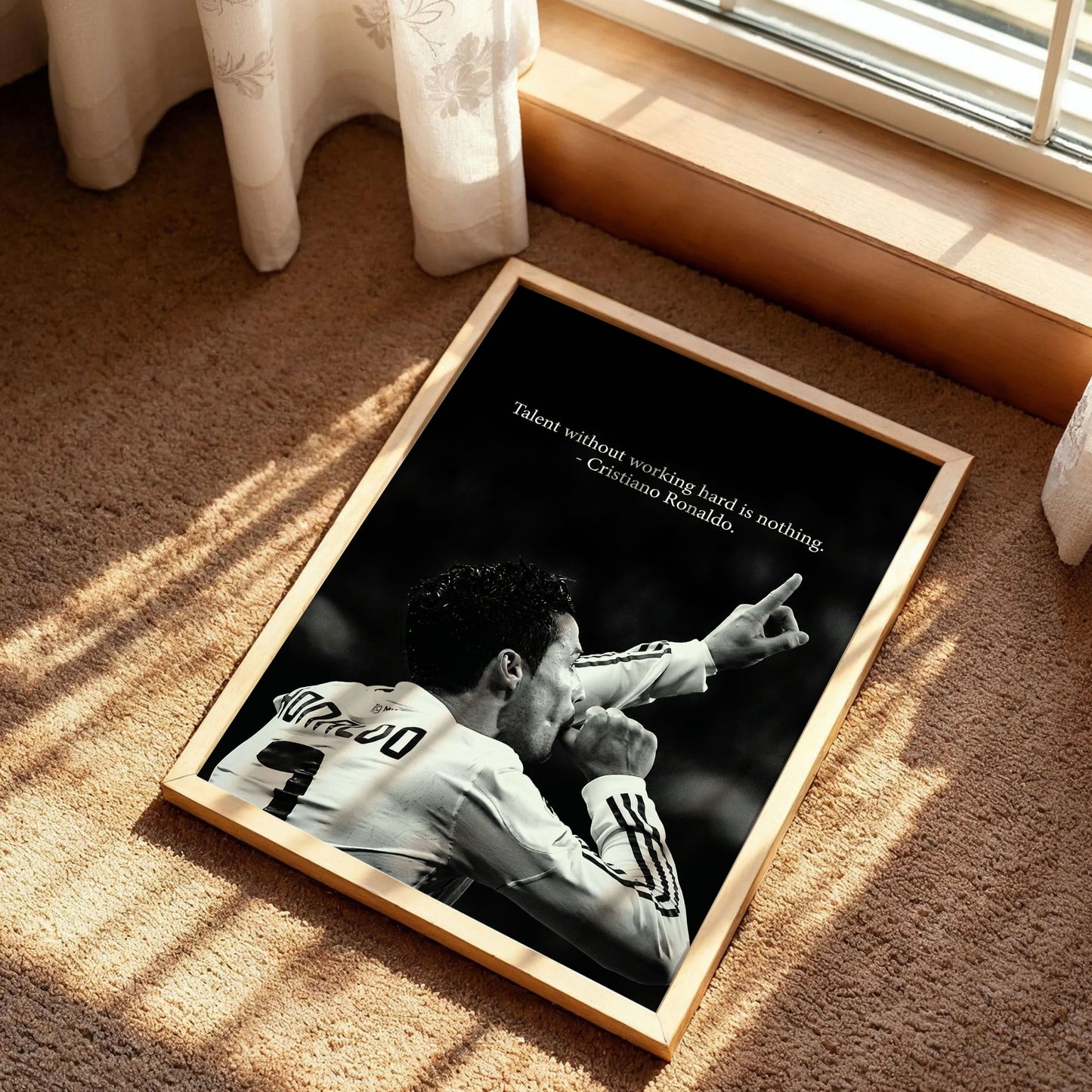 Cristiano Ronaldo Quote Poster