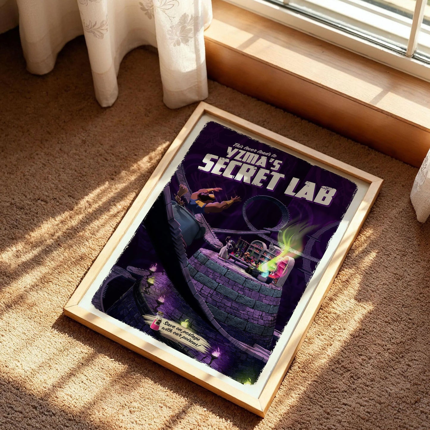 Yzma's Secret Lab Travel Poster