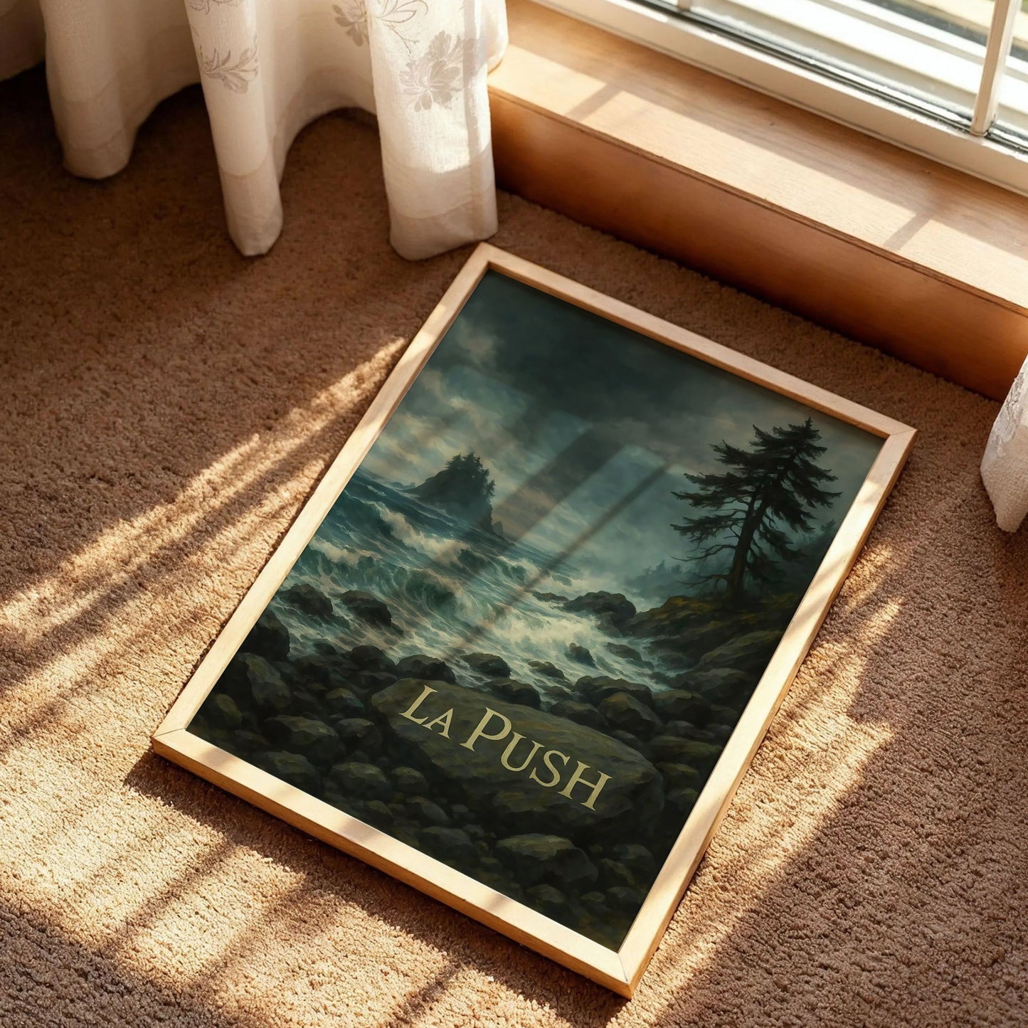 La Push Stormy Coast Poster
