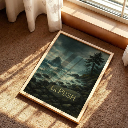 La Push Stormy Coast Poster