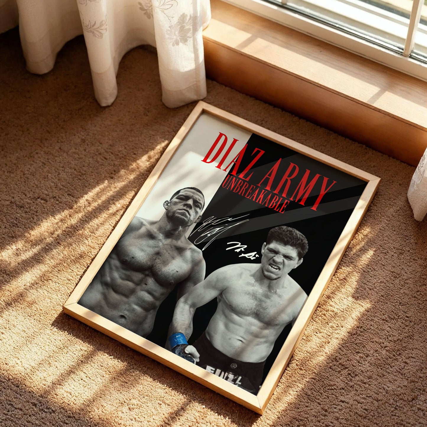 Nate Diaz UFC Poster