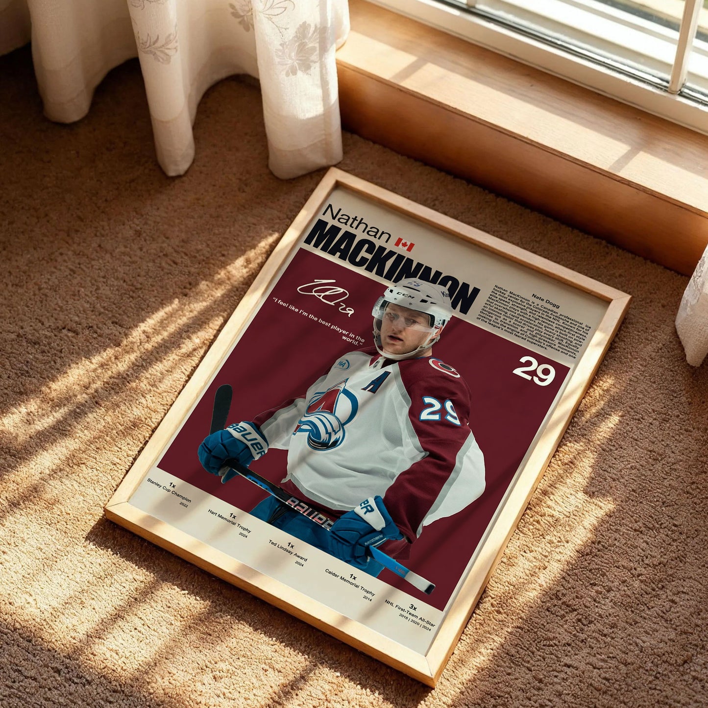 Nathan MacKinnon Poster
