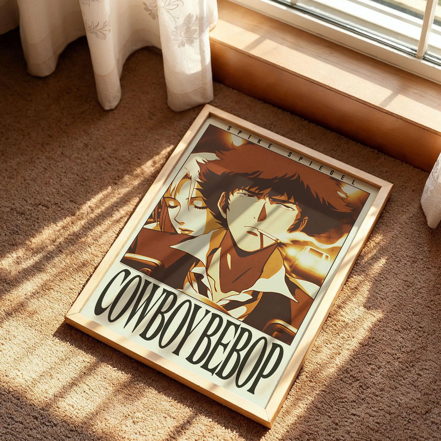 Cowboy Bebop Spike Spiegel and Faye Valentine Poster
