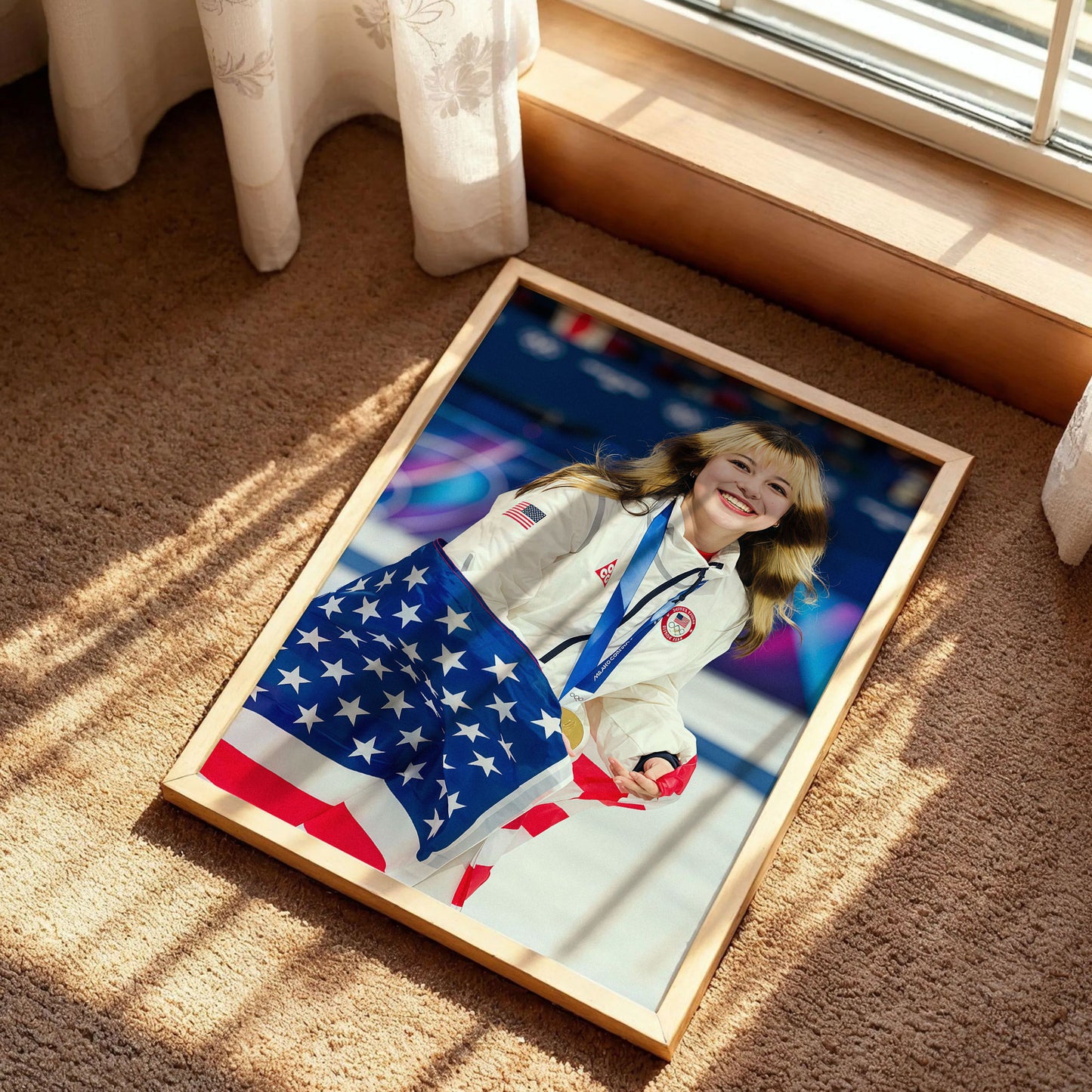 Alysa Liu Olympic Ice Skater Wall Art