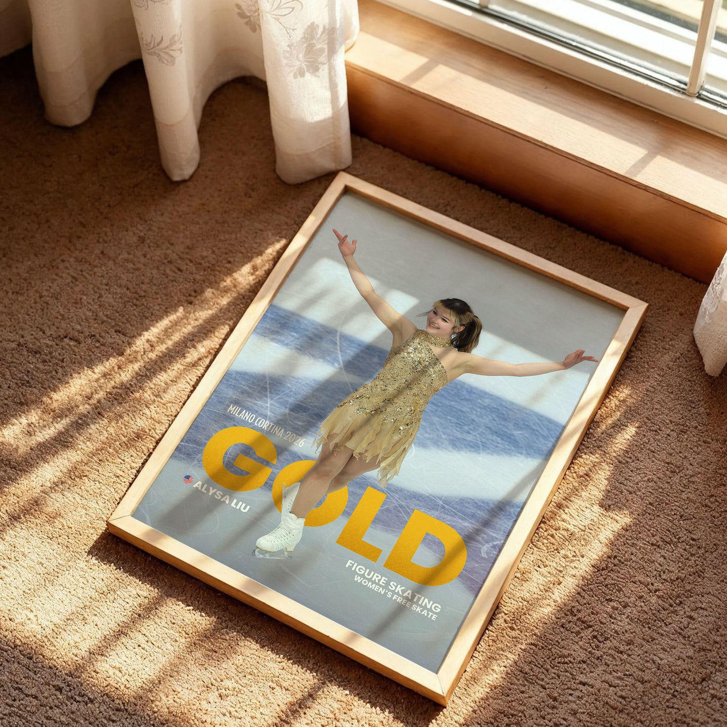 Alysa Liu Olympic Figure Skater Poster
