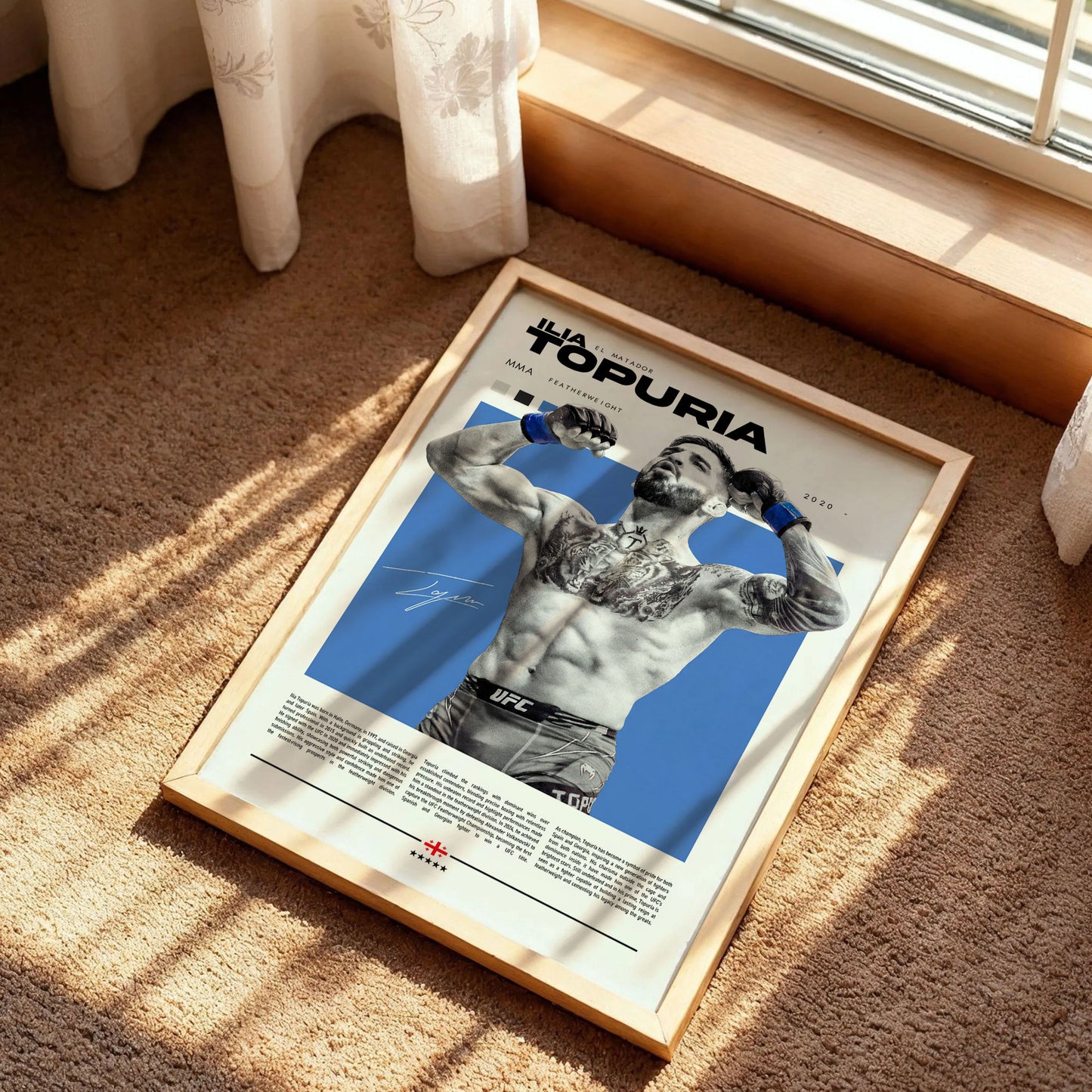 Ilia Topuria Poster