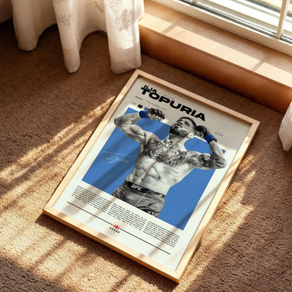Ilia Topuria Poster