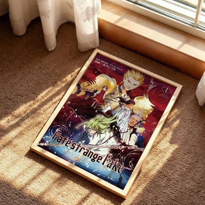 Fate Strange Fake Manga Poster