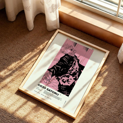 Satoru Gojo Manga Wall Art