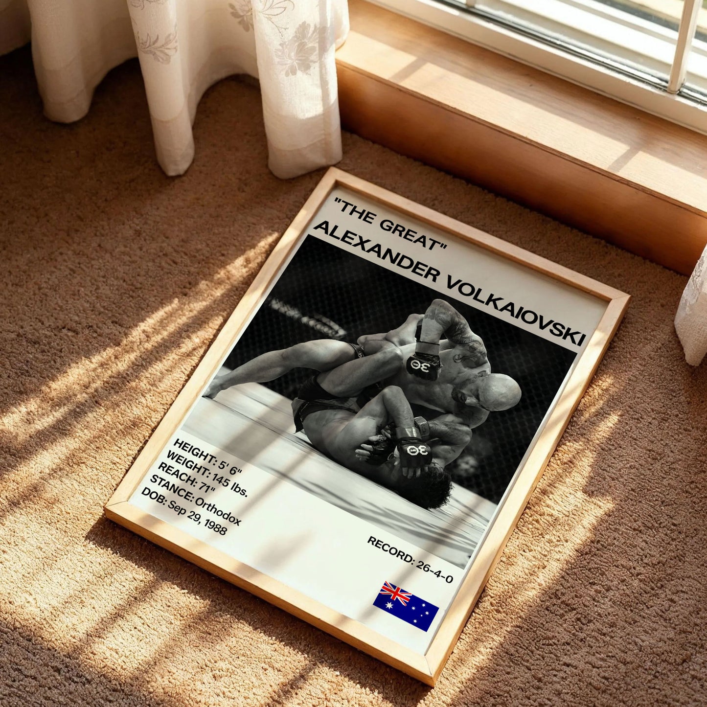 Alexander Volkanovski Poster