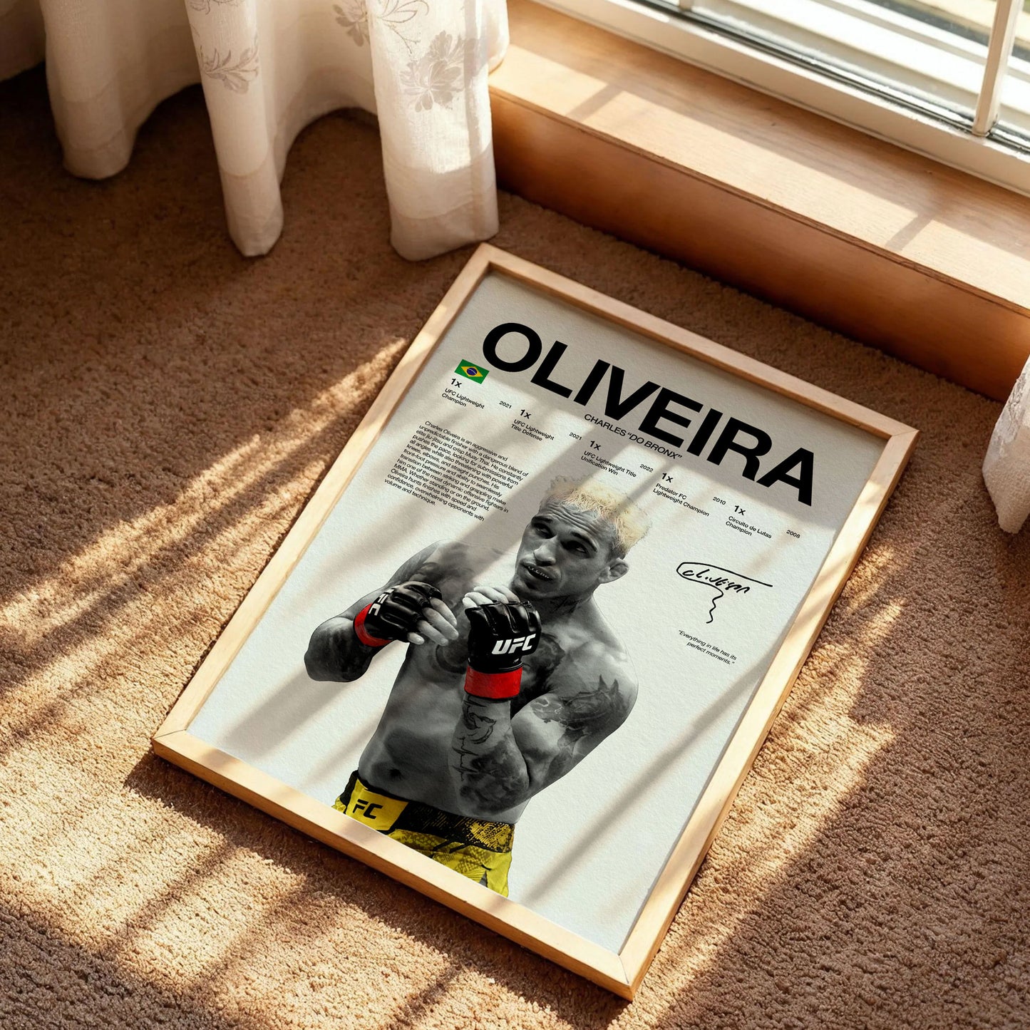 Uliveira UFC Poster