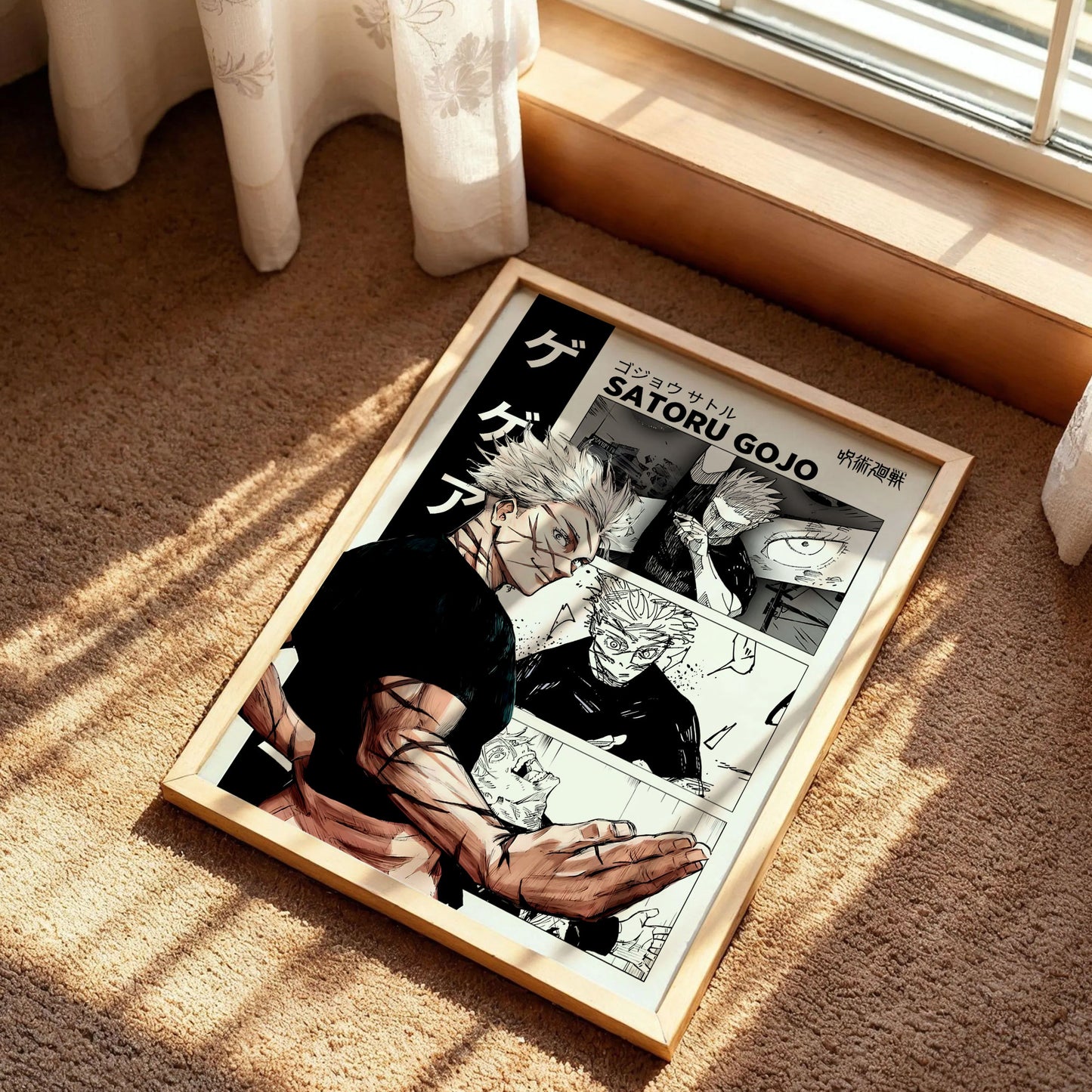 Gojo Satoru JJK Anime Print