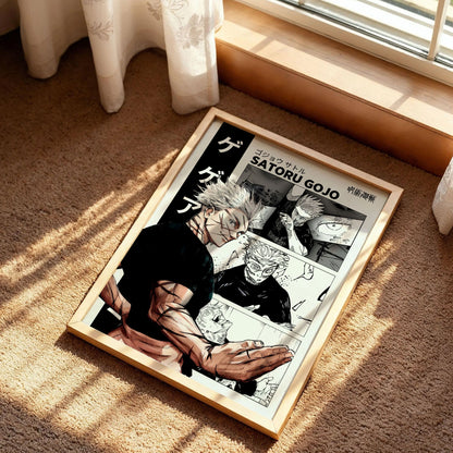 Gojo Satoru JJK Anime Print