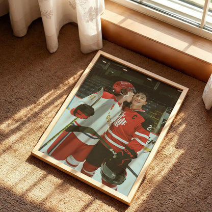 Heated Rivalry Hockey Romance Wall Art