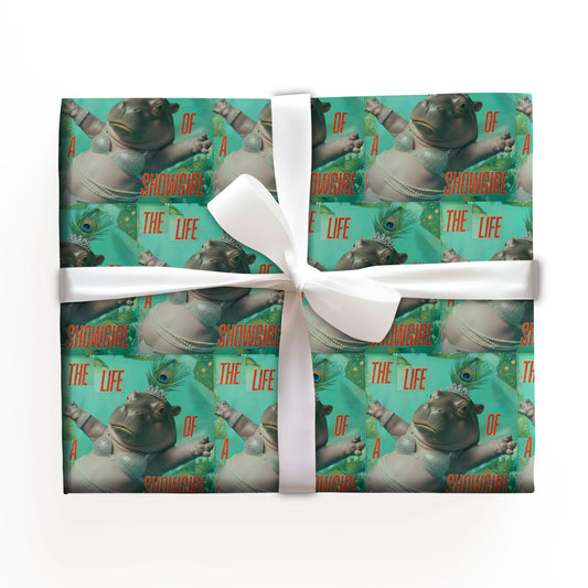 Baby Hippo Pop Music Aesthetic Gift Wrap