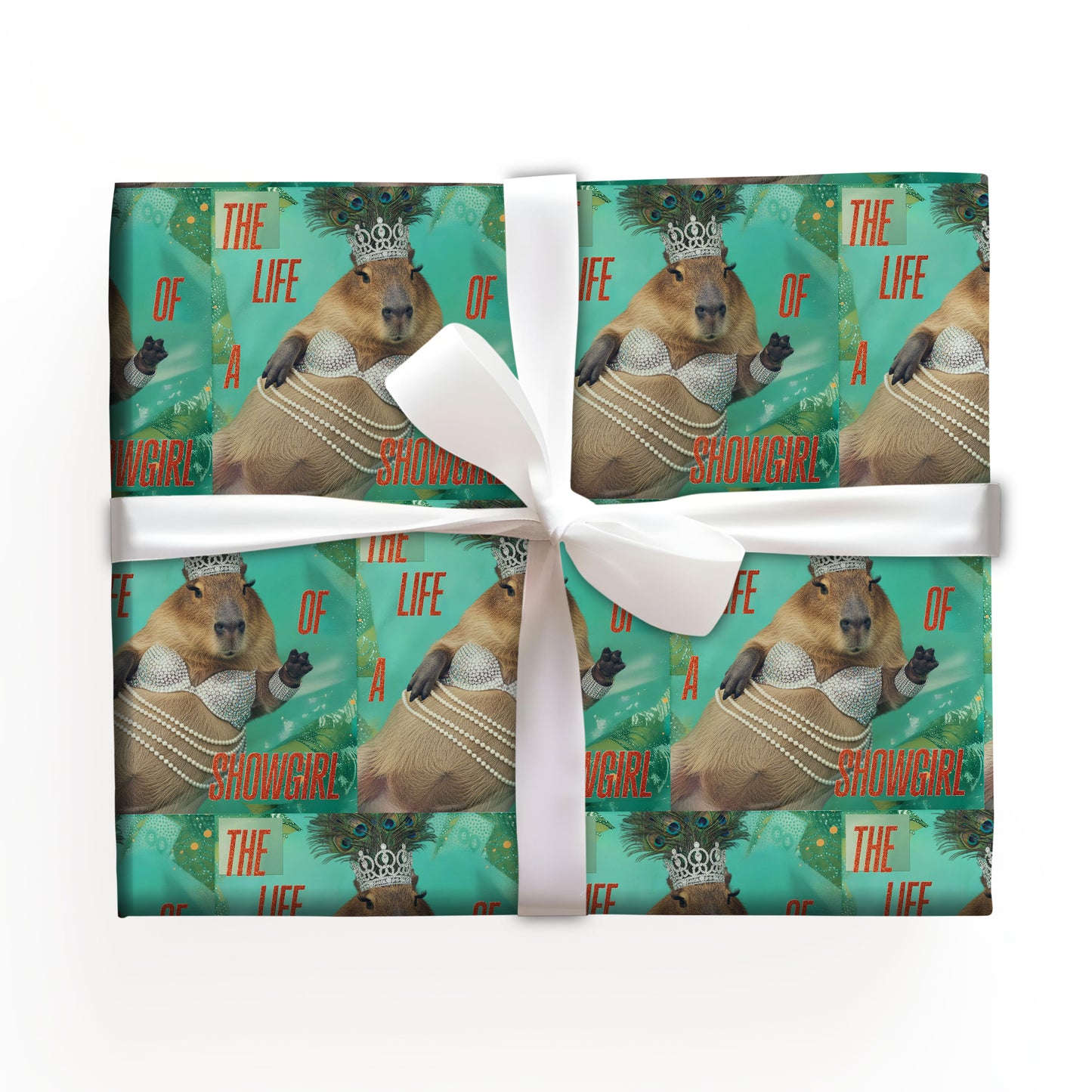 Capybara Swiftie Pop Culture Gift Paper
