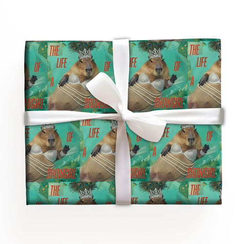 Capybara Swiftie Pop Culture Gift Paper