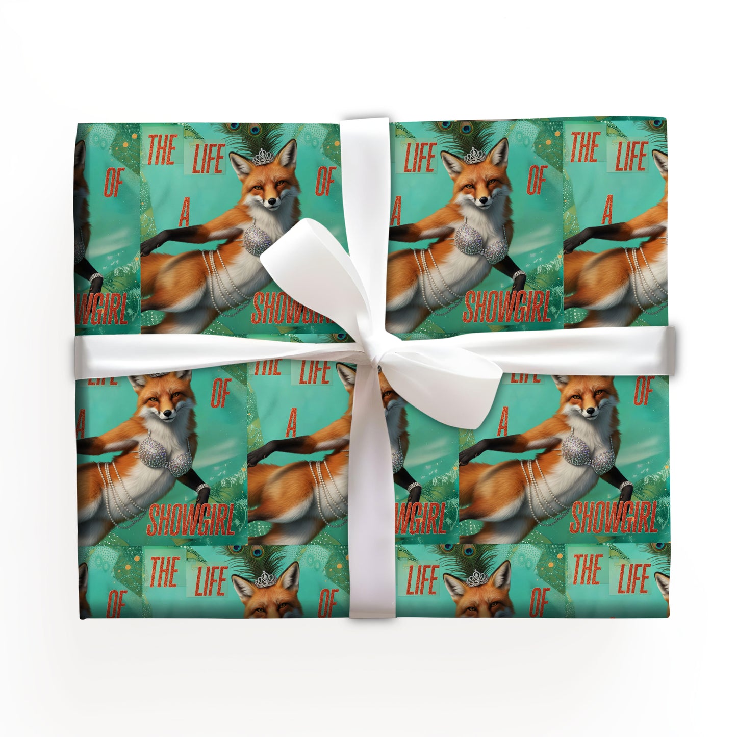 Red Fox Swiftie Fan Wrapping Paper