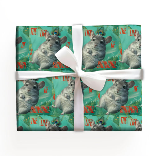 Chinchilla Elegant Showgirl Wrapping Roll