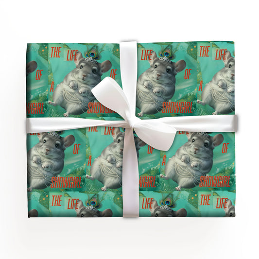 Chinchilla Elegant Showgirl Wrapping Roll