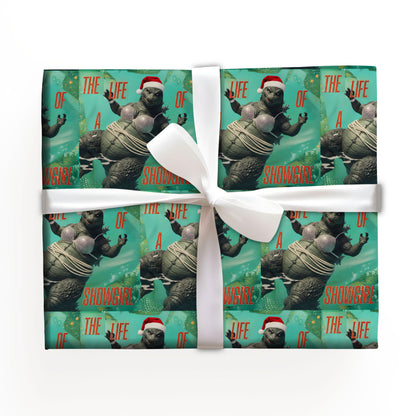 Godzilla Glam Pop Star Gift Wrap