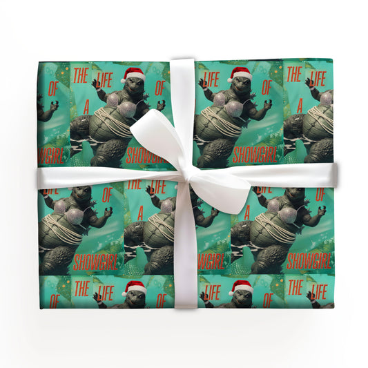 Godzilla Glam Pop Star Gift Wrap