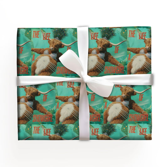 Highland Cattle Taylor Swift Album Gift Wrap
