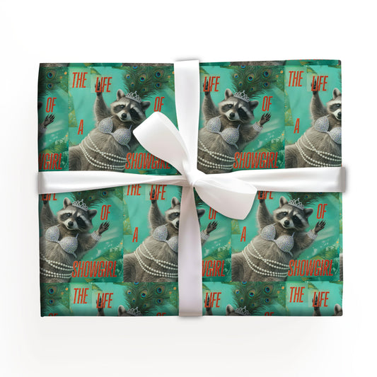 Raccoon Limited Showgirl Gift Wrap