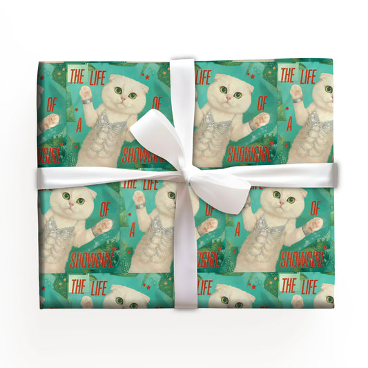 White Cat Sparkling Taylor Swift Wrap