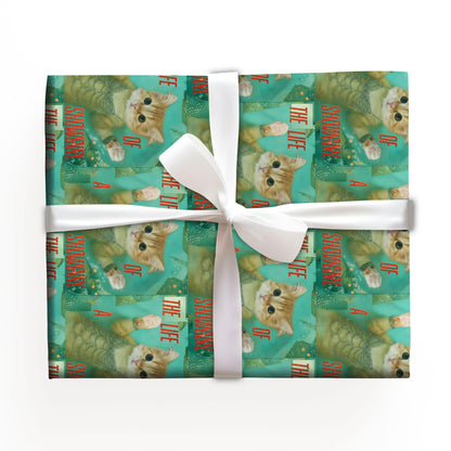 Kitty Scottish Fold The Life Of A Showgirl Album, Taylor Swift Gift Wrap Sheet Showgirl Life Wapping Paper