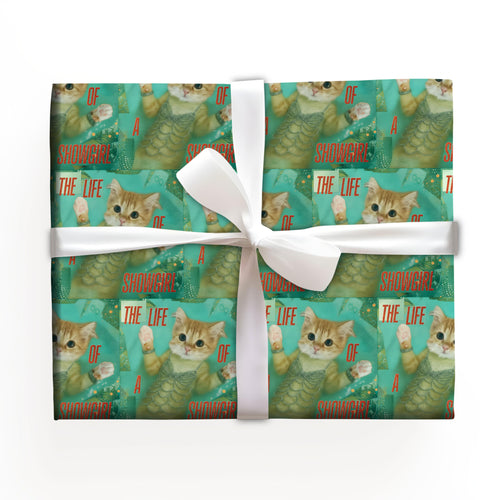 Kitty Taylor Swift Showgirl Wrapping Paper