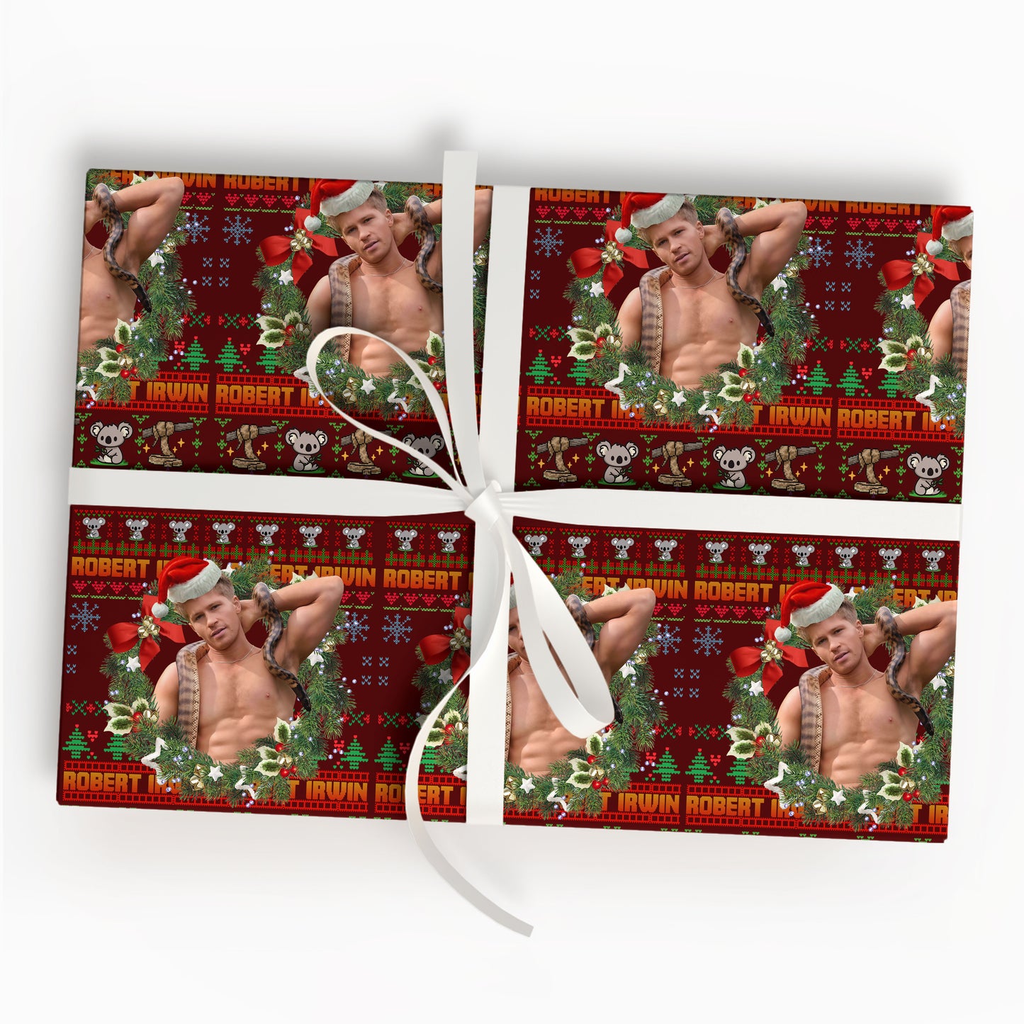 Robert Irwin Christmas Wrapping Paper