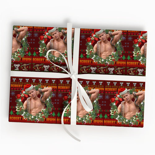 Robert Irwin Christmas Wrapping Paper