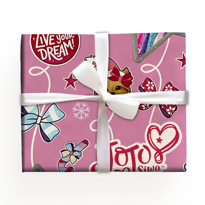 JoJo Siwa Christmas Wrapping Paper Sheets