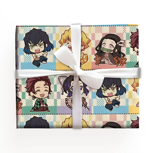 Doujinshi Kimetsu No Yaiba Anime Gift Wrap