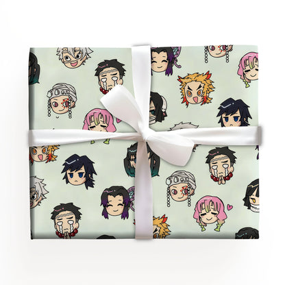 Doujinshi Kimetsu No Yaiba Anime Wrapping Paper Roll
