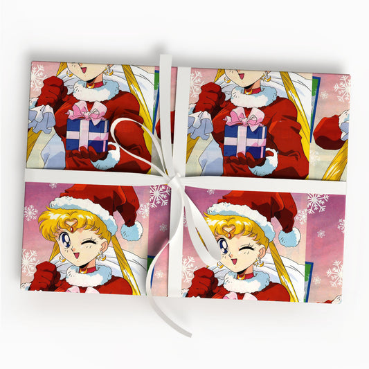 Sailor Moon Christmas Wrapping Paper