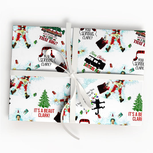 Hilarious Christmas Vacation Griswold Movie Wrapping Paper