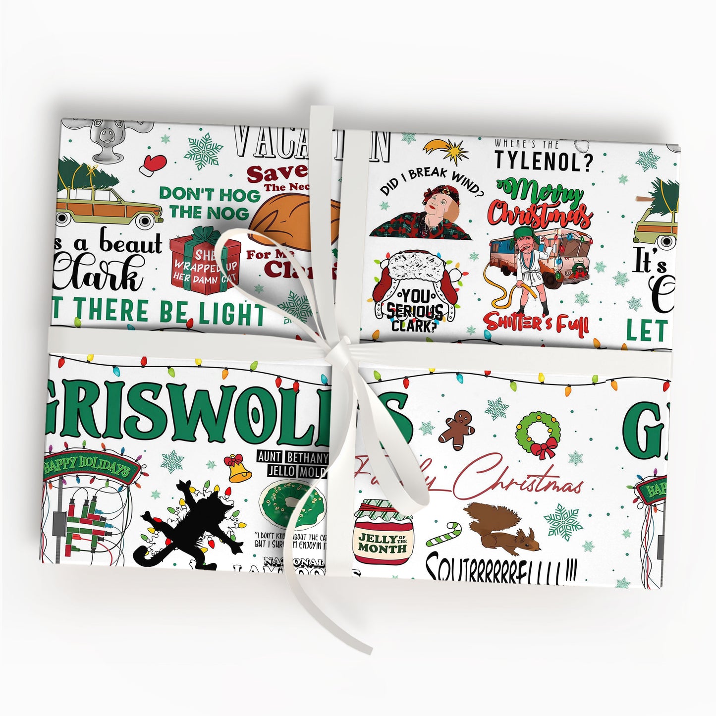 National Lampoon's Christmas Vacation Classic Movie Gift Wrap