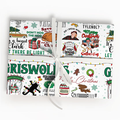 National Lampoon's Christmas Vacation Classic Movie Gift Wrap